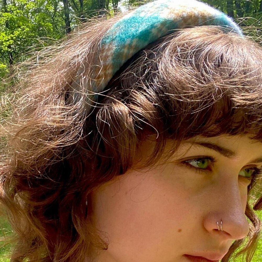 thick plaid headband